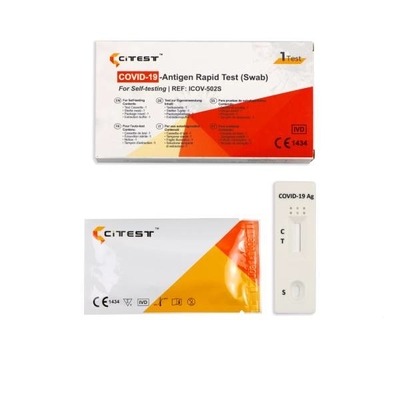 99.6% Specificity COVID 19 Antigen Rapid Test Kit CE1434 OTC Covid 19 Self Test Kit