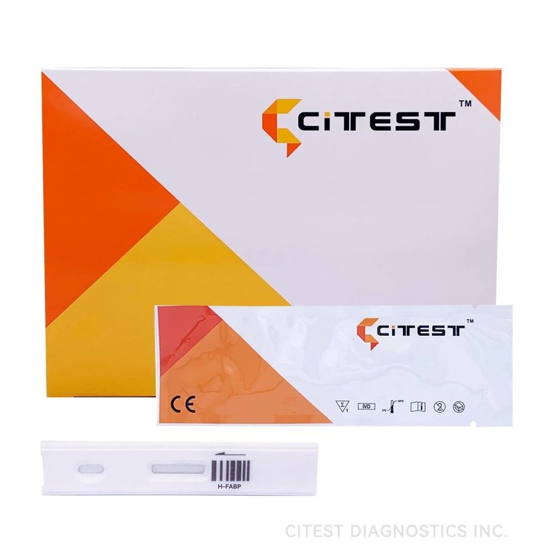 15 minutes FABP Fluorescence Immunoassay Test Cassette 10T 25T
